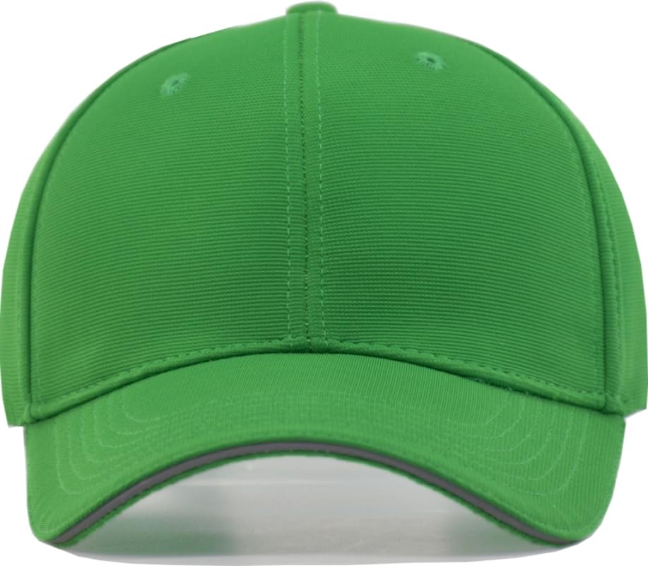 Image of TSSGBL Men's Plain Baseball Hat - OSFM & XXL Big Head Fit,Adjustable Structured Ball Cap with Reflective Sandwich Brim