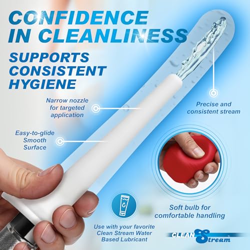 Poire à lavement rouge souple de 224ml pour hygiène intime - 2