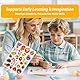 Kieyeepi Kinder Sticker 2000+ 3D Aufkleber Set mit Tieren Dinosauriern Autos Obst und mehr Sticker Mädchen Sticker Jungs für Basteln Scrapbooking Belohnung und DIY