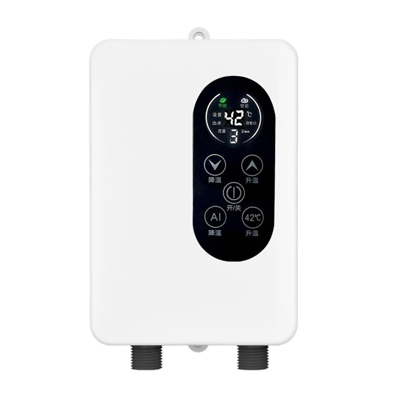 5500W Podgrzewacz wody przepływowy Inteligentny ścienny elektryczny prysznic Bez zbiornika Termostat do łazienki i kuchni Codzienne gospodarstwo domowe