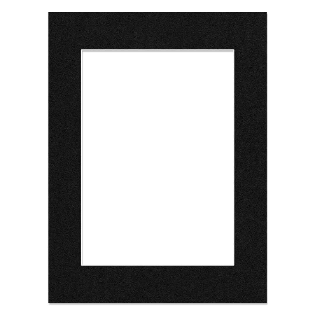 Alison Kingsgate 12X16 Black Picture Mount for frames - A4 Size Aperture