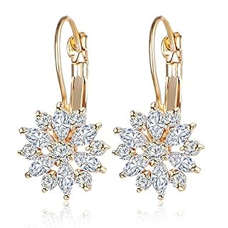Shining Diva Fashion Stylish Traditonal Western Earrings for Women & Girls (Golden)(9582er)