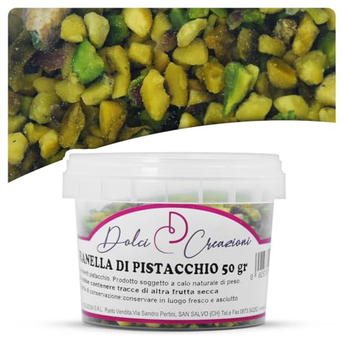 GRANELLA DI PISTACCHIO - 50 g - DECORAZIONI PER TORTE