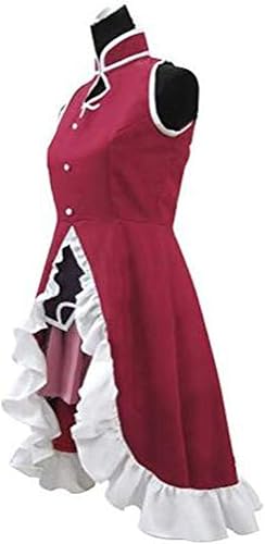 Miniatura 3 de Poetic Walk Anime Cosplay - Vestido rojo para mujer, disfraz de sirvienta, disfraz de Halloween