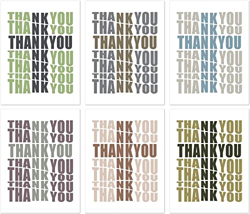 Image of Small World Greetings Cross Thank You Cards 12 Count - Blank Inside with Envelopes - A2 Size (5.5 inchx4.25 inch) - Church Events, Baptisms, Confirmations, First Communion, and More