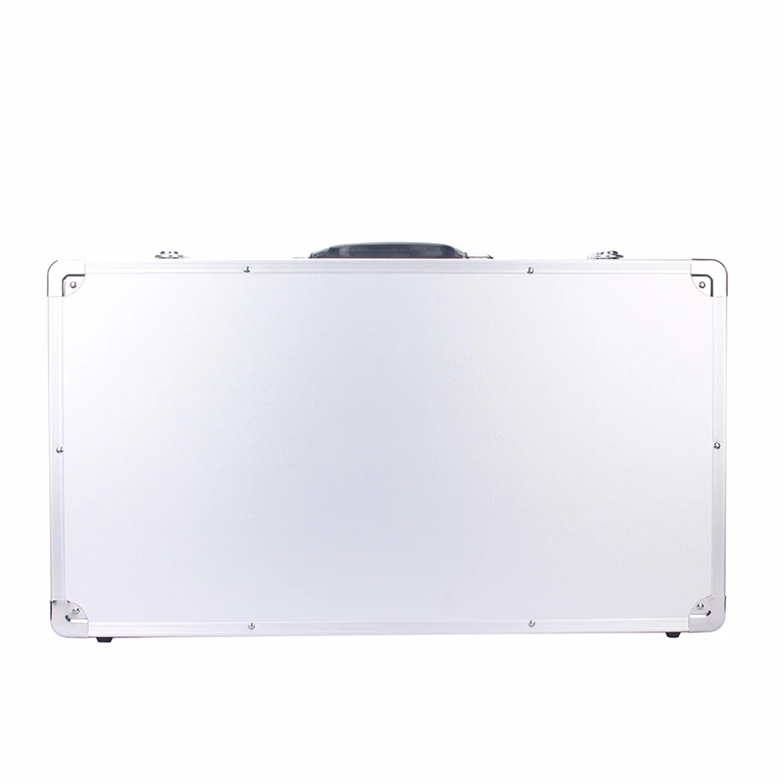 MaletíN De Aluminio Con Asa Caja de Herramientas, caja equipo aluminio, herramientas portátil for mecánico, Maleta gran capacidad, estuche rígido 58x32x8,5 cm, Rectangular(Silver)