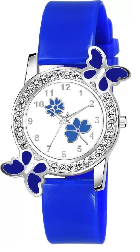 Womens Metallic Belt Wristwatch (Blue) (B0D34VBHWK) Amazon Price History, Amazon Price Tracker