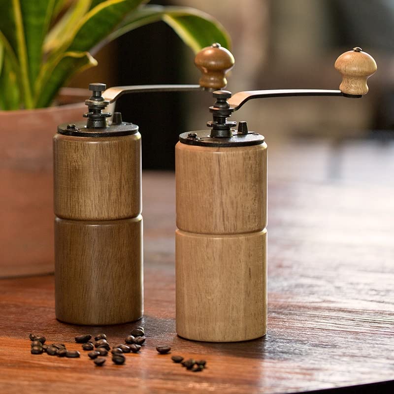 XinQt Manuelle Kaffeemühle mit verstellbarer Einstellung Konische Gratmühle Burr Kaffeemühle for französische Hand… – Bild 7