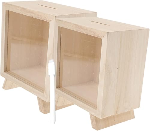 Miniatura 7 de TOYANDONA Alcancias de Dinero para adultos, 6 unidades, ahorro de dinero, ahorro de dinero, tarros de dinero para ahorrar para adultos, tarro de