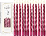 ✨【Bien Diseñadas】Estas velas cónicas altas tienen un diseño elegante.Las velas rojo se pueden usar como velas de mesa, velas decorativas, velas navideñas, velas de candelabro, para restaurantes, eventos especiales y fiestas. Su aspecto clásico complementa casi cualquier decoración.