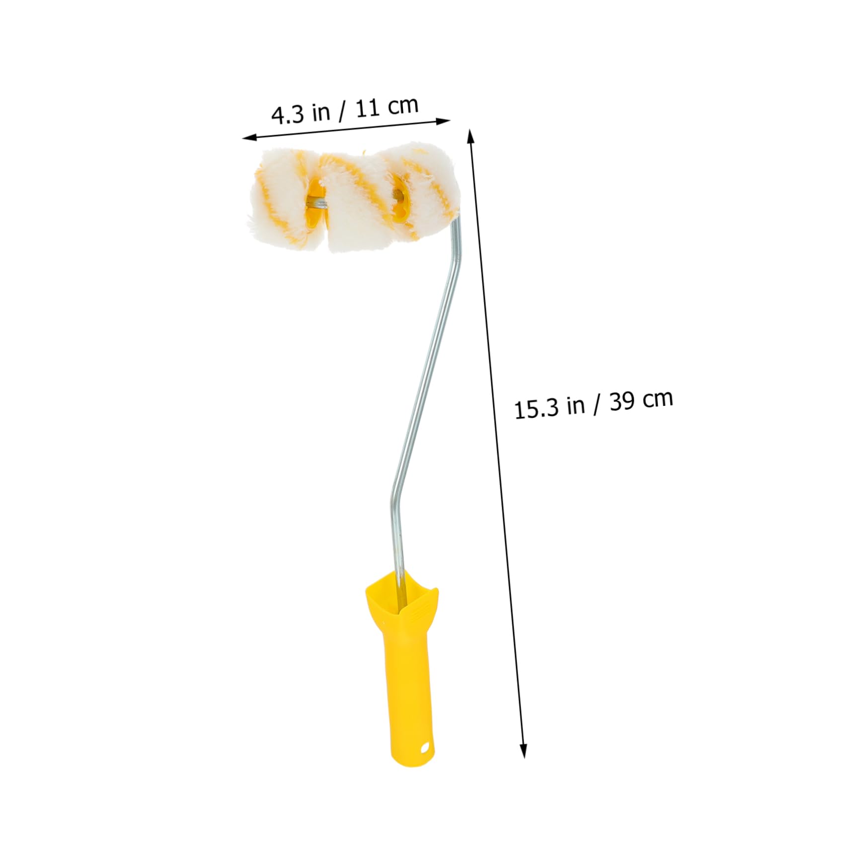 BESTYASH 2 Piezas Rodillo para Brocha Arc para Gas Andamios y Superficies Curvas