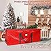 Large Christmas Tree Storage Bags Heavy Duty Tree Bags Holiday Storage Bags Protects From Moisture Or Dust,Alternative To Xmas Tree Storage Box (Red, 7.5 Ft)