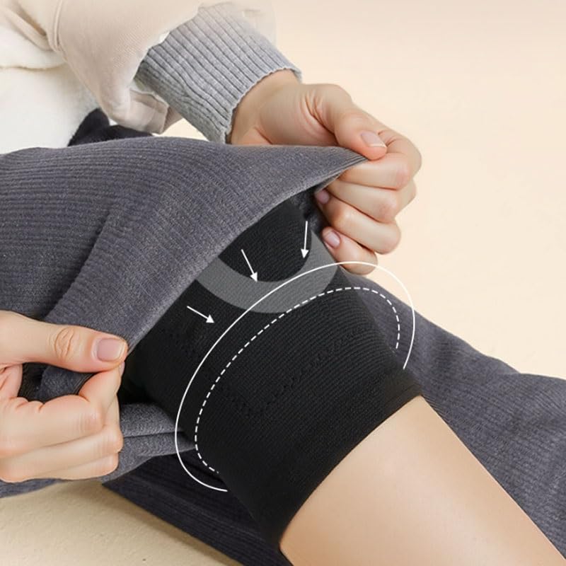 Winter Warm Thick Fleece Lined Sheepskin Knee Pads