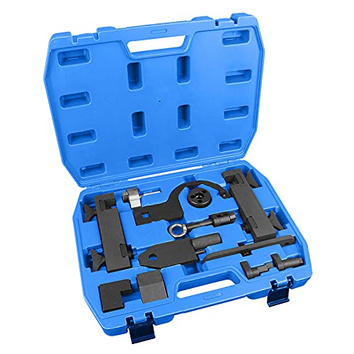 TIMTOKIT Camshaft Alignment Tool Kit Compatible with Jaguar Land Rover Discovry 4, Rang Rover Sport V6 3.0L & V8 5.0L, Engine Camshaft Locking Timing Tool Set with Fuel Pump & Injector Removal Tool