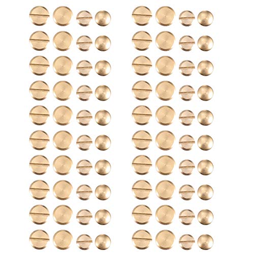 POPETPOP Conjuntos 40 Spikes Rebites Do Punk Pregos de Metal Bala Spikes Studs para Bolsas Cintos Le