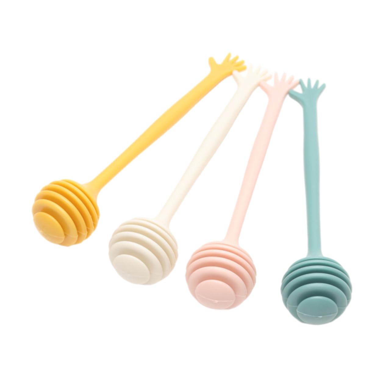 MAGICLULU 2sets Assorted Color Honey Stirring Rods Food Grade Stir Sticks for Cafe Banquet and Family Use Convenient and Practical Design for Everyday Enjoyment 4pcs*2