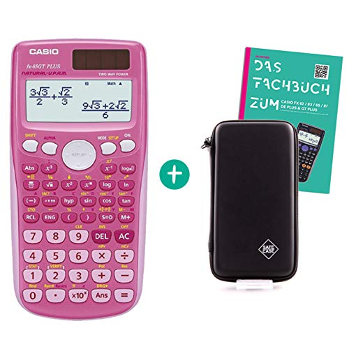 Preisvergleich Produktbild Casio FX-85GT Plus Pink + Schutztasche + Fachbuch