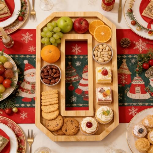 Plateau de service pour repas pour gâteau de mariage et buffet chic