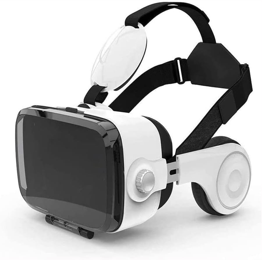 3D HD Virtual Reality Headset for Movies and Games VR Glasses Goggles, Adjustable Pupil & Object Distance for Phones 4.7-6.2 inches