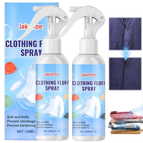 2PCS Anti Falten Spray Kleidung Antistatik Spray Kleidung Entfernt Falten im Stoff Reduziert Statische Elektrizität Knitterfreie Kleidung ohne Bügeln Geeignet für Eine Vielzahl von Stoffen
