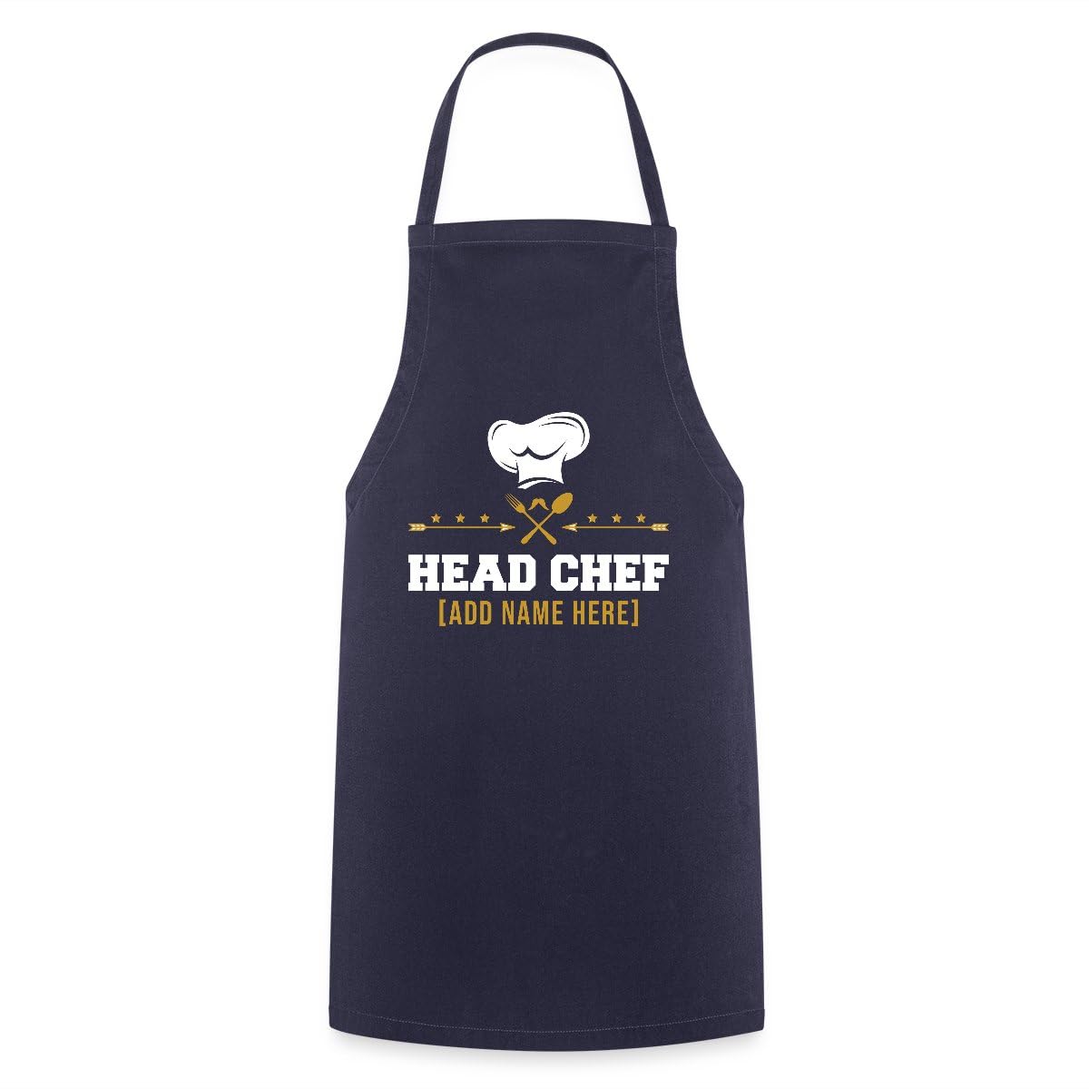 Spreadshirt Custom Cooking Apron Head Chef With Name Apron