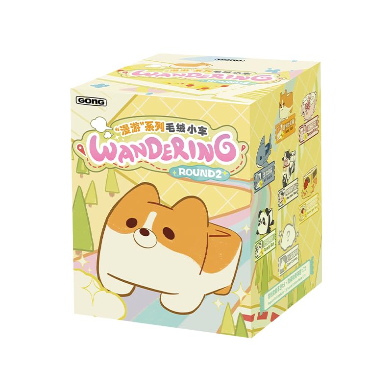 Amazon | POP MART GONG Original Roamimg シリーズ Plush Toy Car