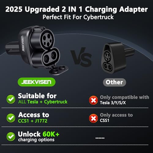 JEEKVISEN CCS & J1772 to Tesla