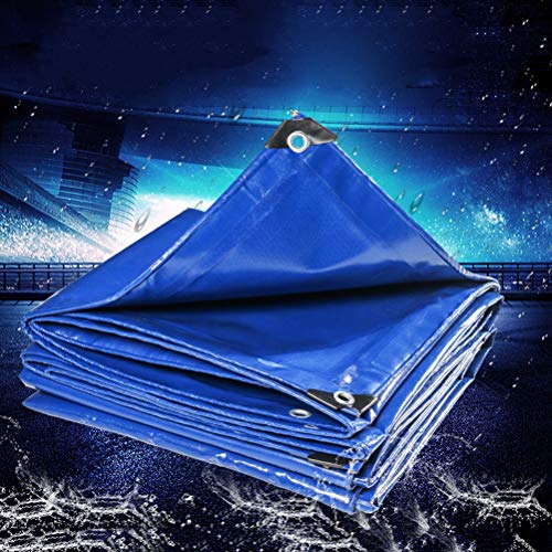 Toldo techo pushpull antilluvia de lonas OKUOKA protector solar espesar azul 3