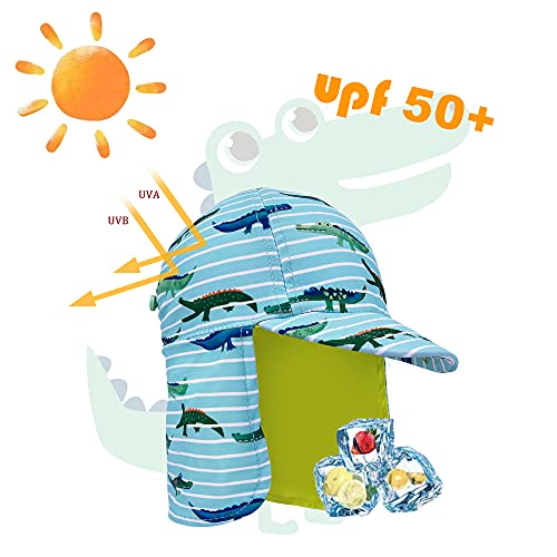 Image of Toddler Boys Sun Hat Kids Flap Hat Beach Sun Protection Hat UPF 50+ for Boys Girls