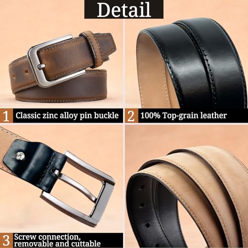 Personalized Belts for Men Custom Leather Belt Engraved with Name Customized Gifts of Anniversary for Men3