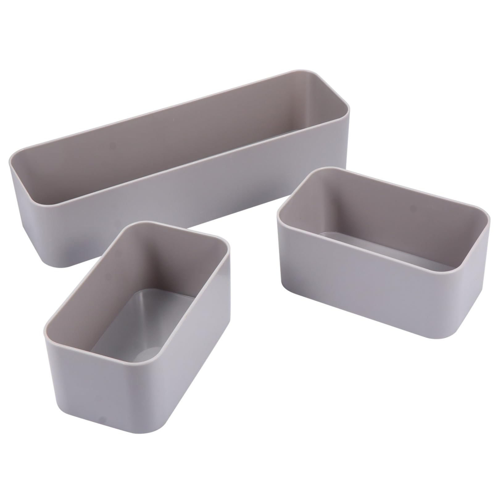 Organizador de pared UKCOCO de tres piezas adhesivas para cocina y baño