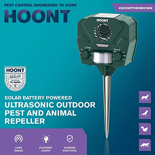 HOONT Ultrasonic Pest Repeller - Outdoor