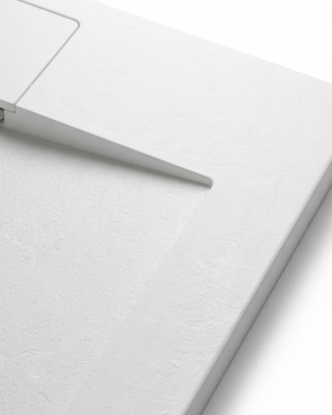 SOULHOME Plato de Ducha Irrompible y Ultraligero Pizarra - 110x70 cm BLANCO