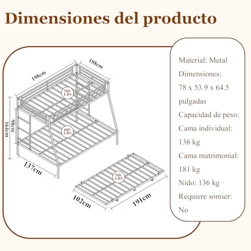 Catálogo para Comprar On-line Literas Metalicas disponible en línea. 17 Imagen adicional