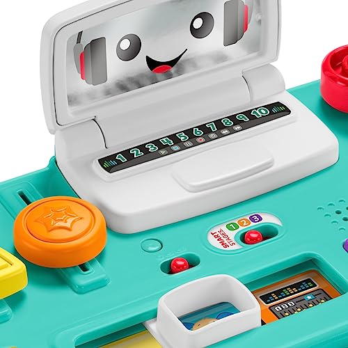 Image of Fisher-Price Laugh & Learn Mix & Learn DJ Table Toy, German