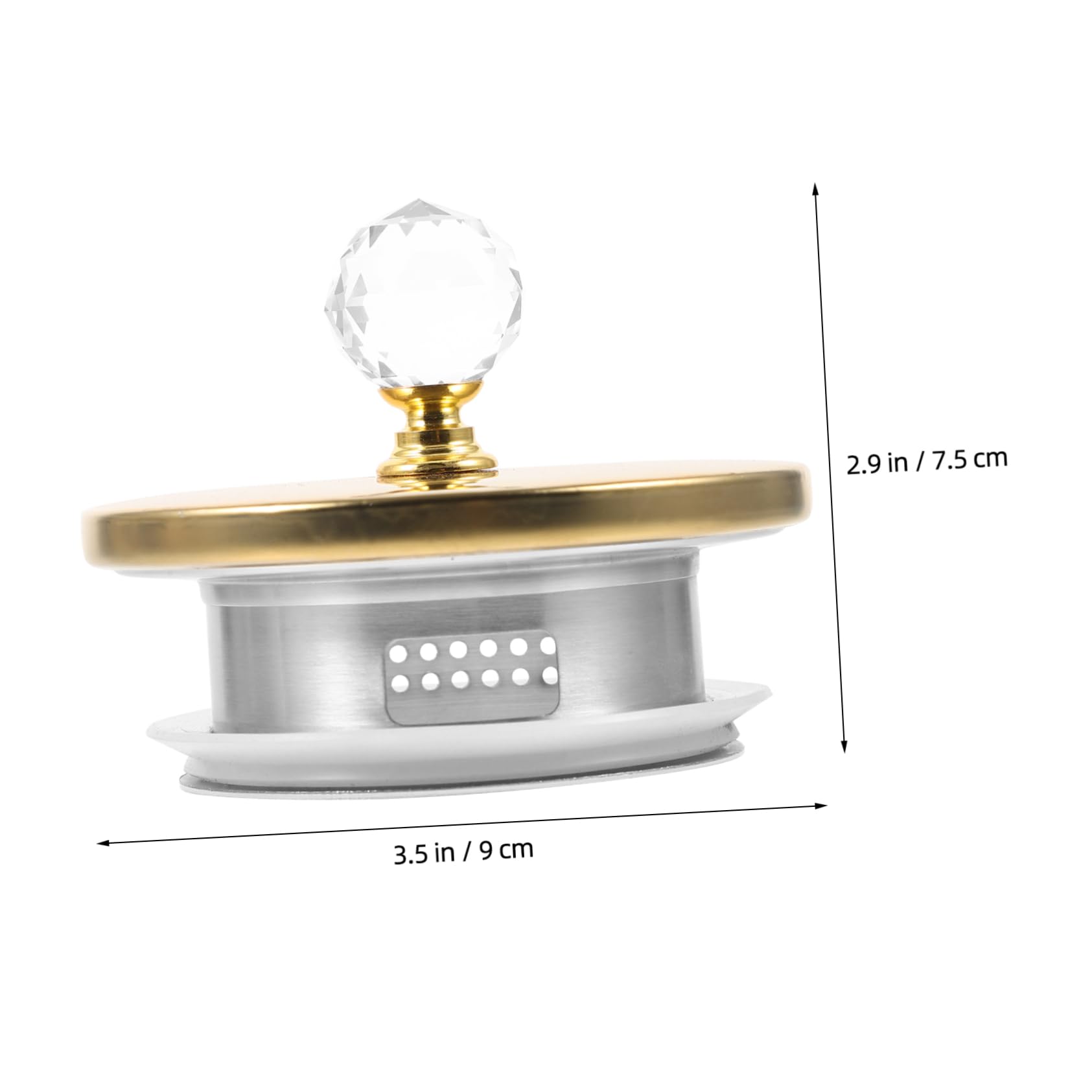 Cabilock 4 Juegos Tapa De Hervidor De Agua Fría Tapas Botes De Cristal s Para Botes De Cristal Para Jarra De Sellado De Jarra Acero Inoxidable Golden 2 Piezas * 4