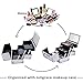 Joligrace Makeup Box Cosmetic Train Case Jewelry Organizer Lockable with Keys and Mirror 2-Tier Tray Portable Carrying with Handle Travel Storage (Classic Silver)