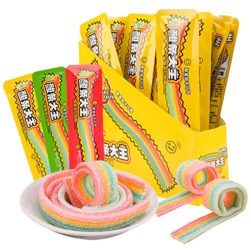 グミ 酸条 果汁グミ 果物の味 甘酸っぱいキャンディ 飴 果汁キャンディ 長條? 即食 果汁糖果 可?的糖果 甜点点心 中国お菓子 レジャーおやつ (31.5g*10袋, コーラ味)