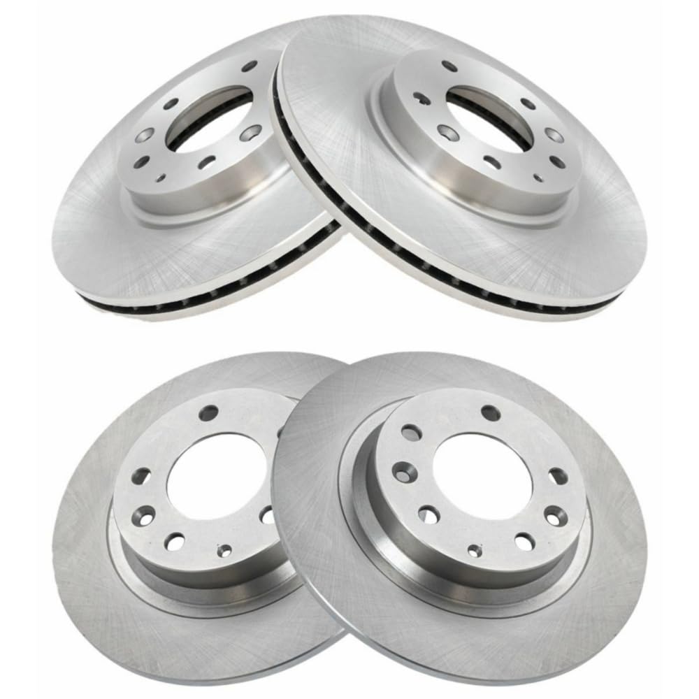 Amazon.com: JINJIANCENG 4pcs Disc Brake Rotor Set Front Rear Left  