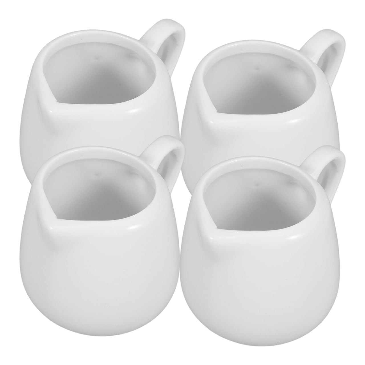 Amazon.com | MAGICLULU Mini Ceramic Milk Jugs with Handle 4-Pack