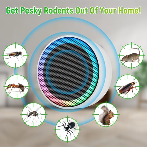 Image of Ultrasonic Pest Control Repellent 2026 Upgraded,Mice Traps Indoor Plug in,Electronic Mouse Repellent Devices for Mouse,Rodent,Roach,Mice,Mosquito,Spider,Rat Repellent for Home,Kitchen,White-2 Pack