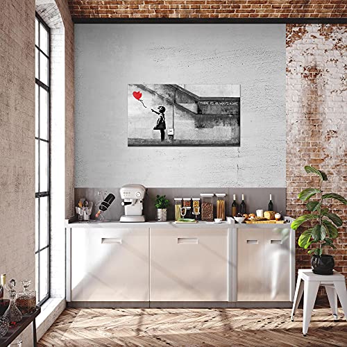 Runa Art Quadro Banksy Palloncino Ragazza Moderni