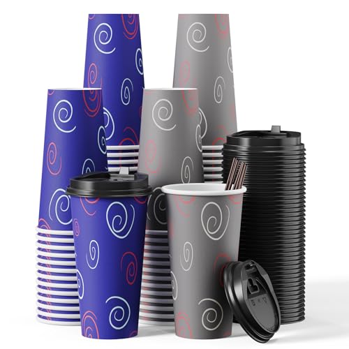 TV TOPVALUE 100 Pack 20 oz Paper Cups, Disposable...