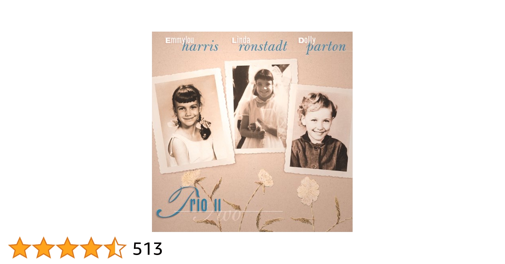 3CD！ドリー・パートン、エミルー・ハリス、リンダ・ロンシュタット/TRIO Dolly Parton, Linda Ronstadt & Emmylou Harris - The Complete