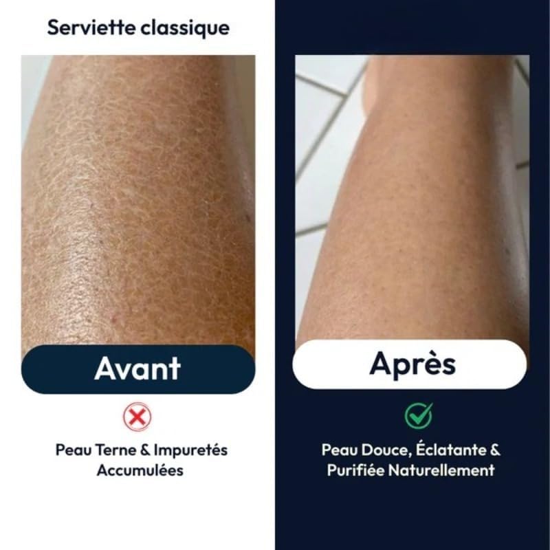 Serviette de douche exfoliante Ecovia