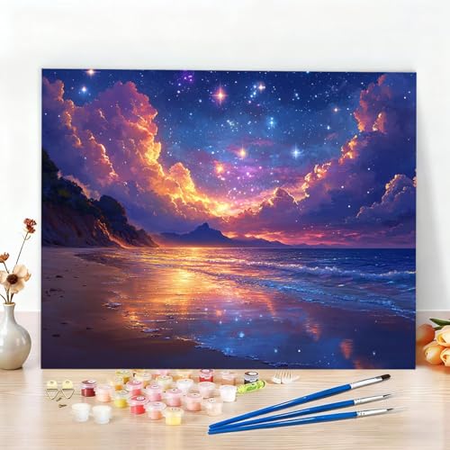 �y�C���g�o�C�i���o�[ ��l�p �_ �y�C���g�o�C�i���o�[�Y �q���p ���S�Ҍ��� DIY �L�����o�X���G�L�b�g�A�N���� �G�̋�ƃu���V���t�����Ă��܂� ?�������G ���� �W�^���y�C���e�B���O ���� �� ���r���O���[�� �Q�� �f�R���[�V���� �����G�� 50x40