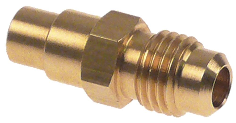 CASTEL 8351/2 Ventilkörper für Schraderventil Anschluss Rohr ø6mm AD ...