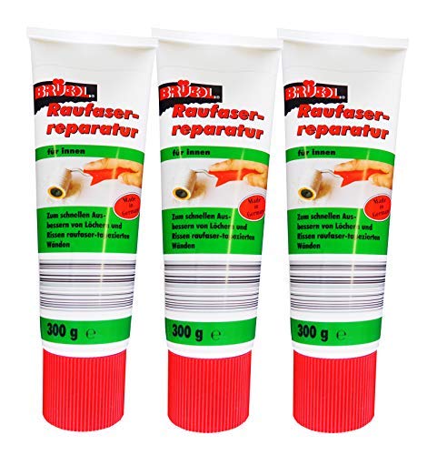12 x Brücol Raufaserreparatur für innen 300g, Fertig-Spachtel, Reparaturspachtel