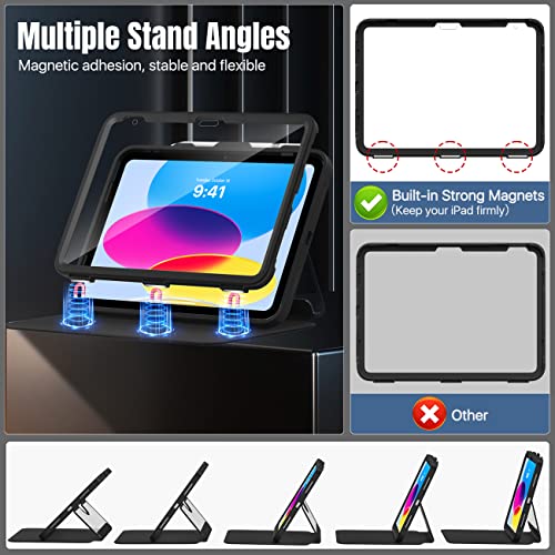 MoKo for iPad 11-inch (A16) 11th Generation Case 2025/ iPad 10th Generation Case with Pencil Holder 2022 10.9 inch - Image 3