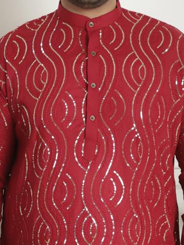 Image of SOJANYA(Since 1958 Cotton Regular Fit Plus Size Ethnic Long Kurta for Navratri & Indian Festivals